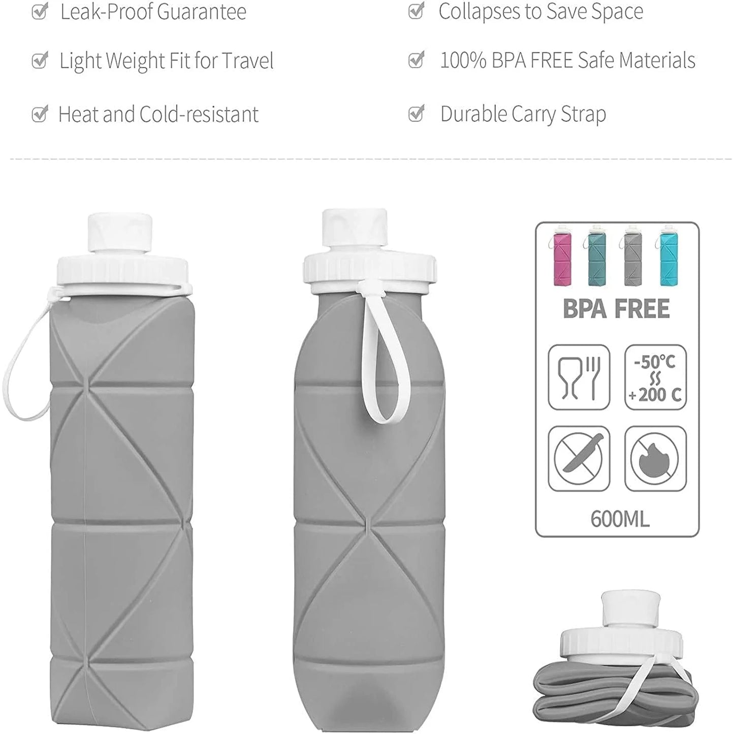 H₂GO Hydro Flask - Collapsible